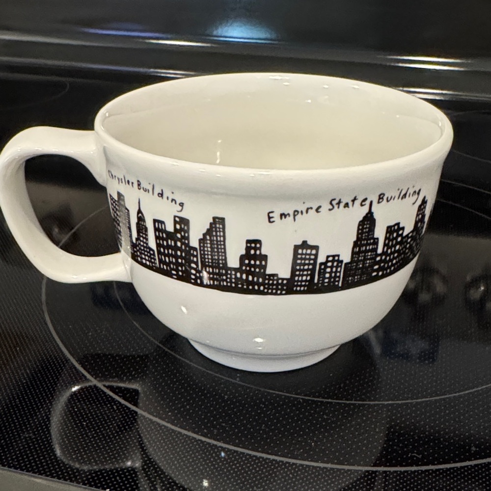 Urban Skyline White Mug